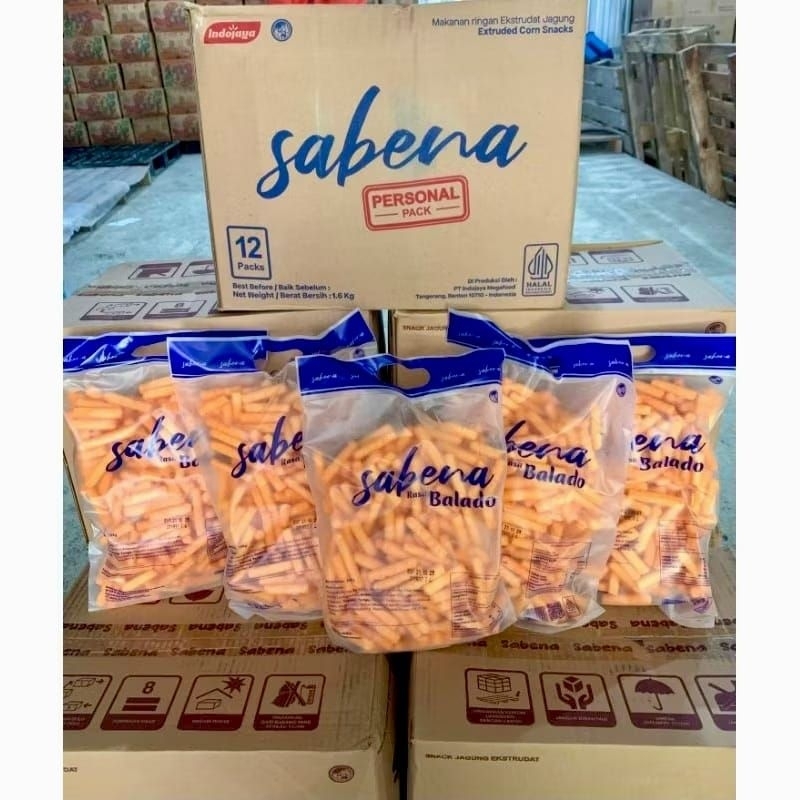 

sabena Snack ukuran 135gram 1karton mix rasa