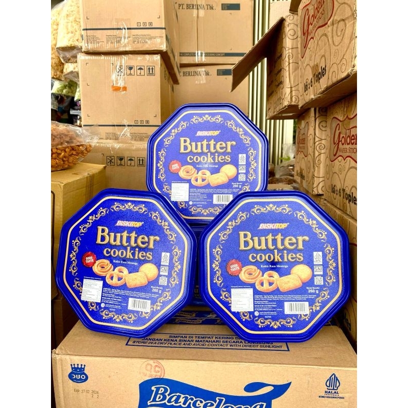 

Biskitop Butter Cookies Segi6 260g