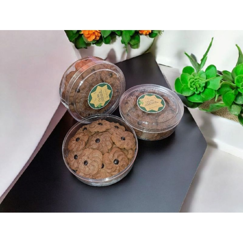 

kue semprit coklat toples250g enak dan gurih