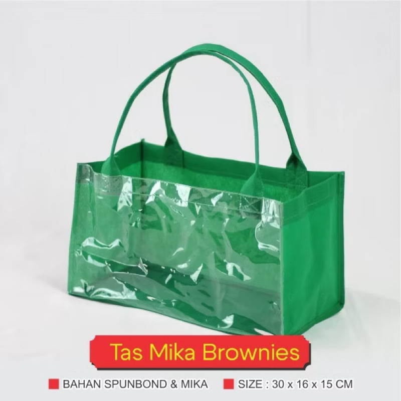

Tas Hijau buat bawa brownies dan cake