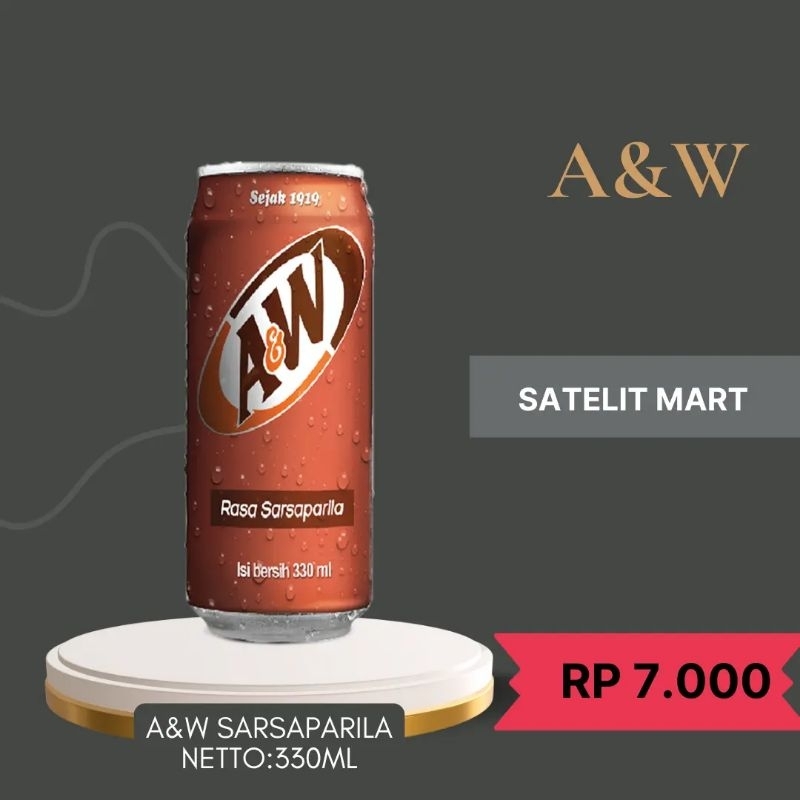 

A&W sarsaparila