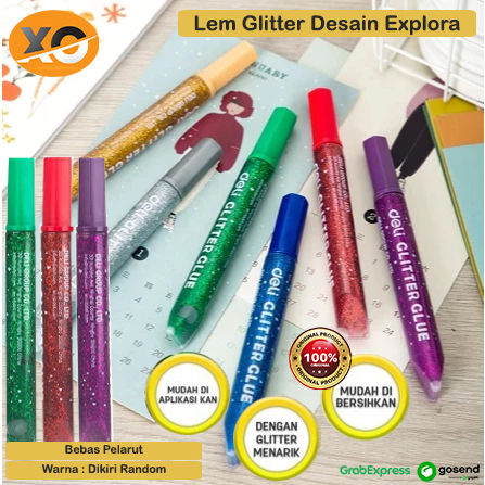 

Deli Glitter Glue Lem Glitter Metalik Klasik Ser Explora Dapat Diaplikasi Pada Banyak Bahan Berkualitas Untuk Membuat Kerajinan