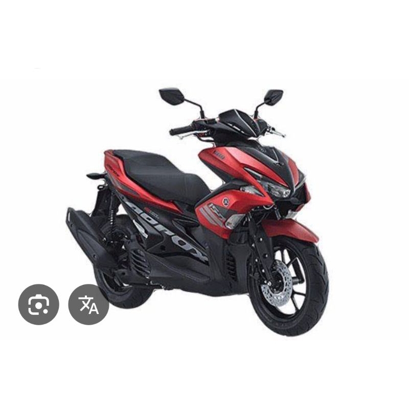 striping stiker les body Yamaha aerox 2017 merah bahan original