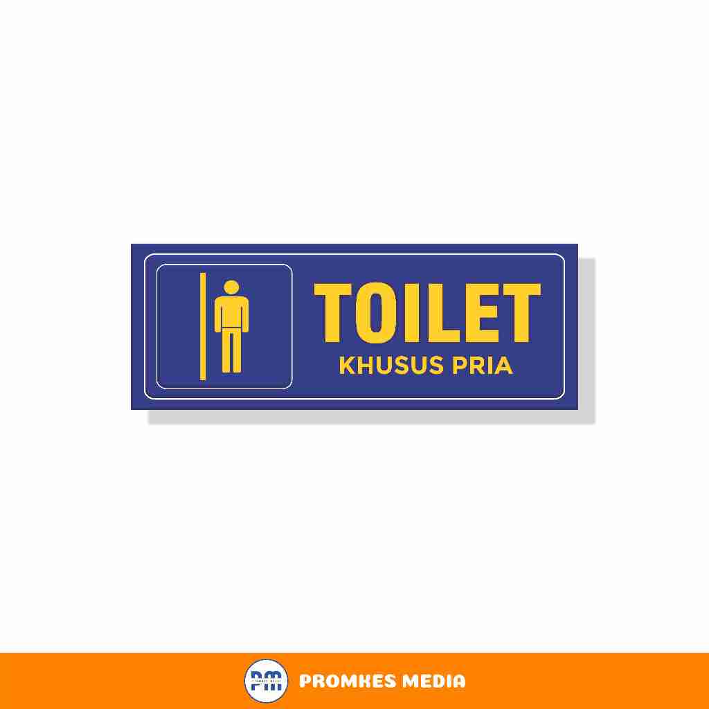 

Sign Toilet Khusus Pria, Toilet Stiker