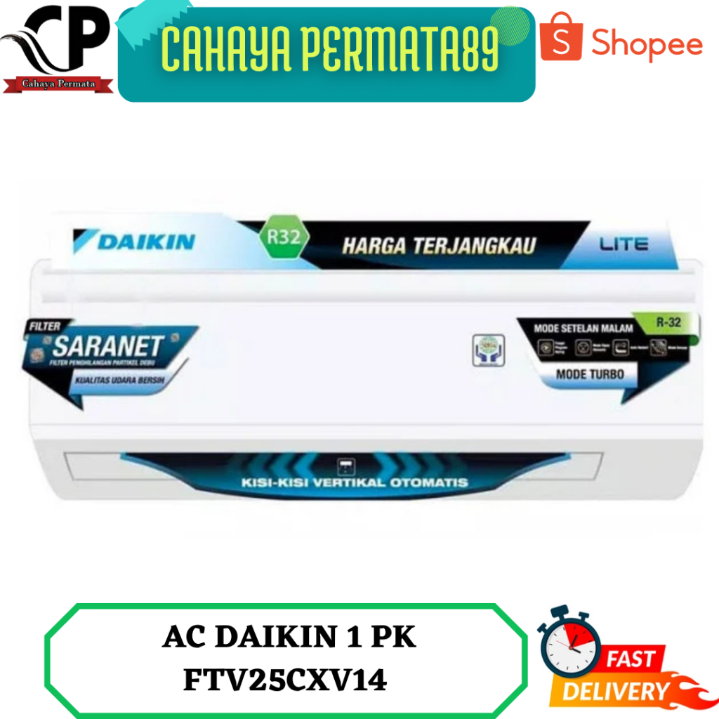 AC DAIKIN FTV25CXV14 AC SPLIT 1PK STANDAR FTV25CXV14