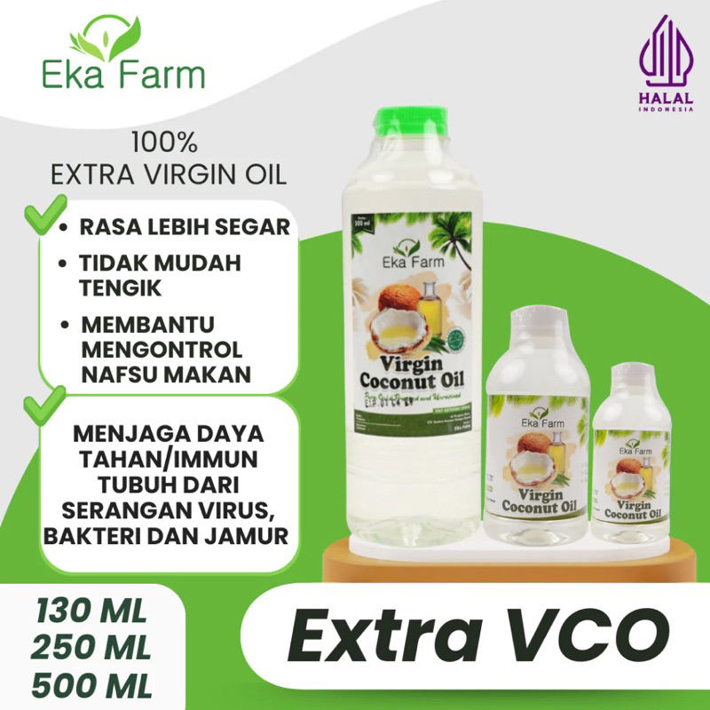 

VCO Virgin Coconut Oil 250ml - Eka Farm