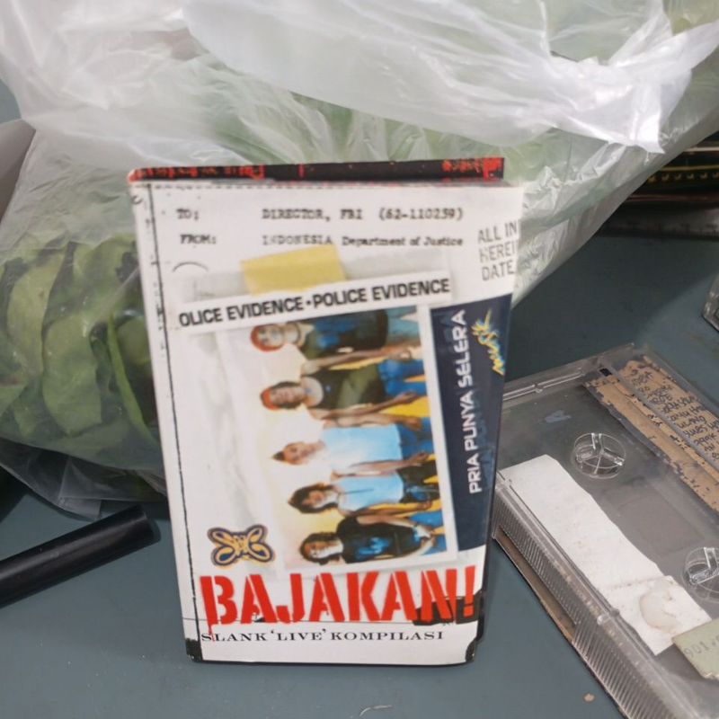 kaset pita Slank album bajakan oroginal