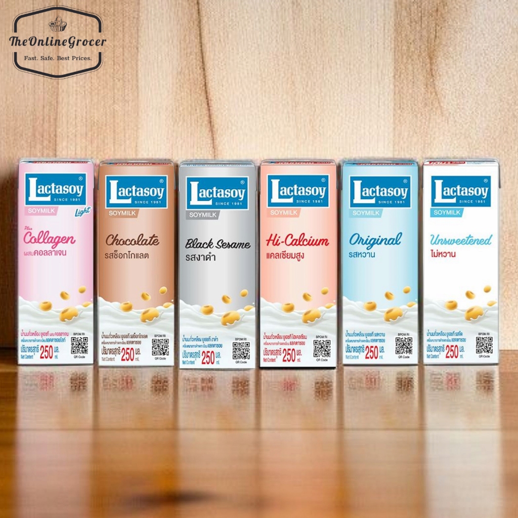 

Lactasoy Soymilk 250ml - Susu Kacang Kedelai Lactasoy Thailand - Aneka Rasa Susu Kedelai