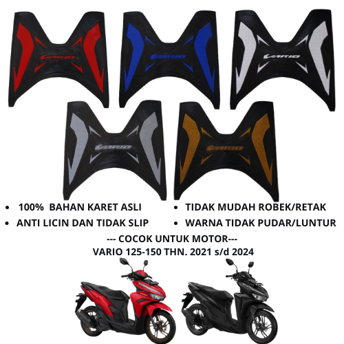 KARPET MOTOR Honda NEW VARIO 150 2021-2024/ALAS KAKI MOTOR Honda NEW VARIO 150 2021-2024