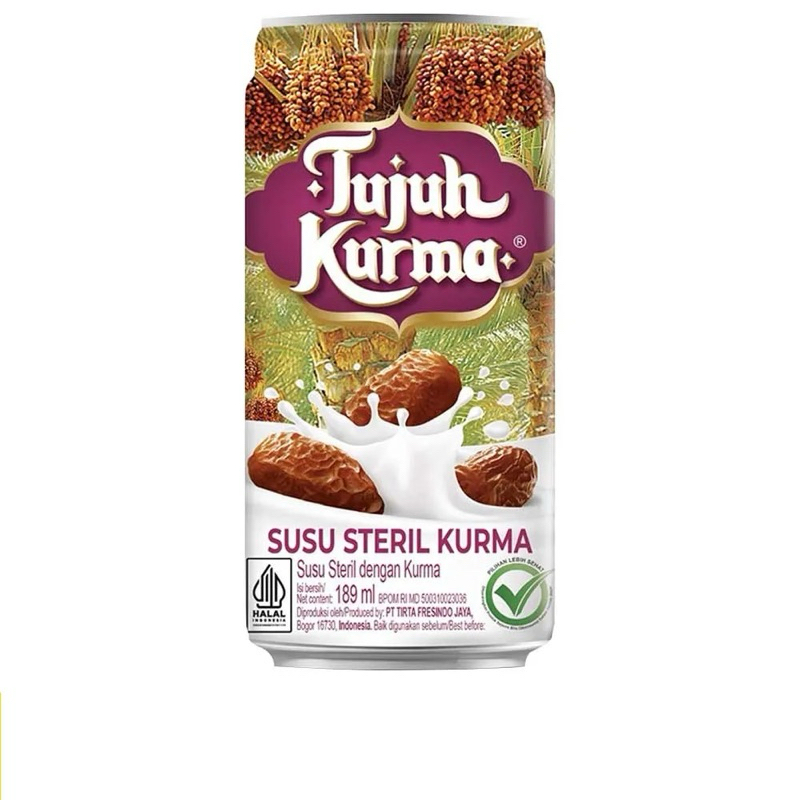 

Susu Steril Tujuh Kurma 189ml