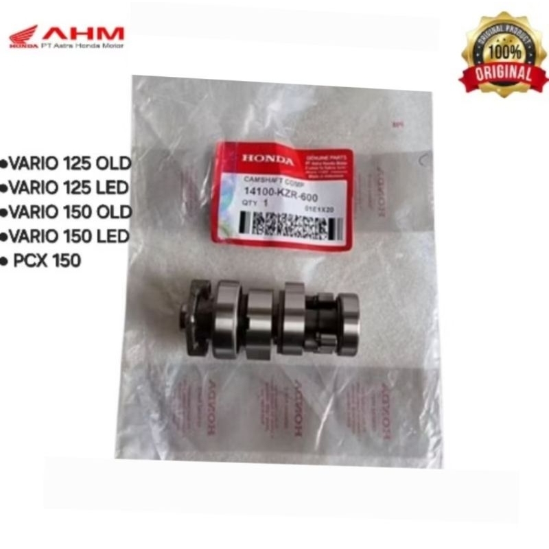 NOKEN AS KLEP CAM SHAFT VARIO 125 VARIO 150 PCX 150 ORIGINAL AHM