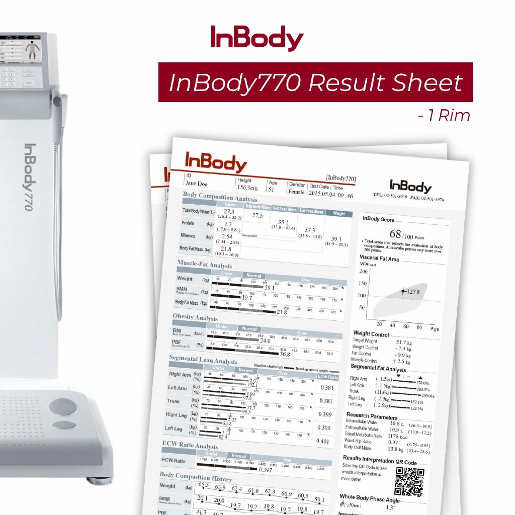 

InBody 770 Result Sheet