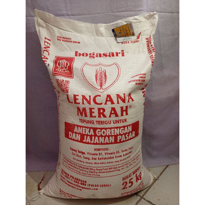 

SAMAWA - Tepung Terigu LENCANA MERAH - 25kg