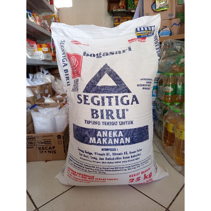 

SAMAWA - Tepung Terigu SEGITIGA BIRU - 25kg