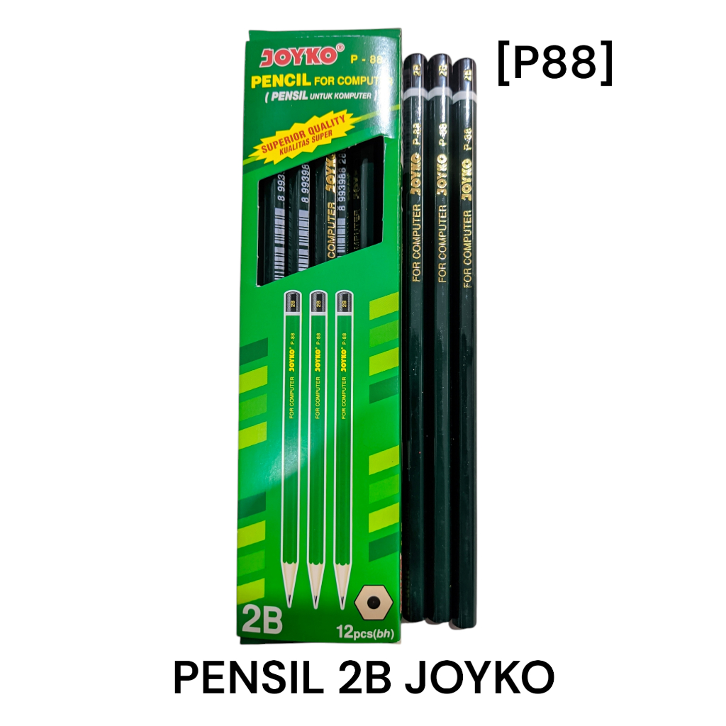 

PENSIL 2B JOYKO P-88 (LUSINAN)