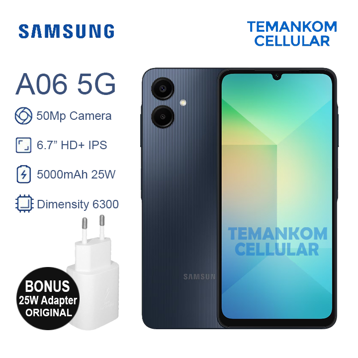 Samsung A06 5G 12GB RAM Baru Murah 6+6 Extend ram 6/128 6GB 128GB Garansi RESMI SEIN