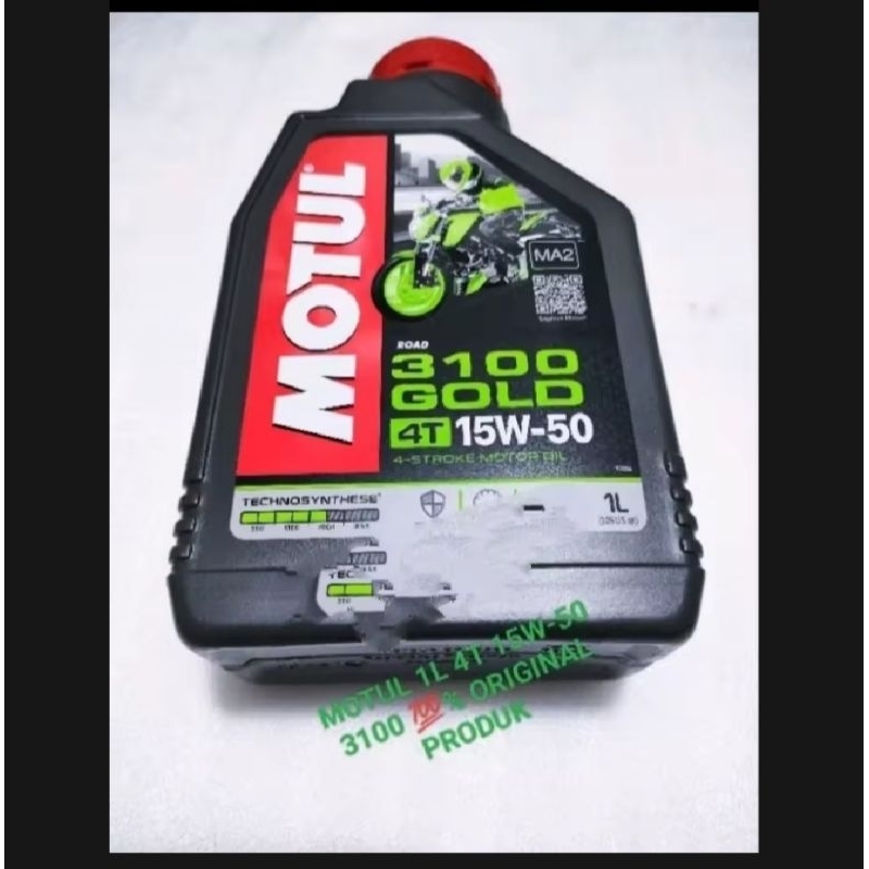 OLI MESIN MOTUL 1L 3100 4TAK ORIGINAL PRODUK BAGUS