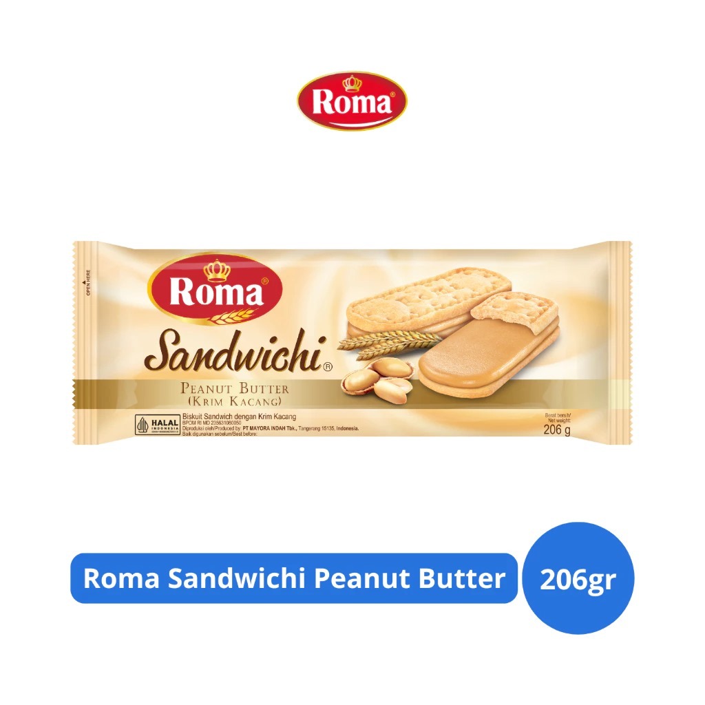 

Roma Sandwichi Peanut Butter Pack 206 gram