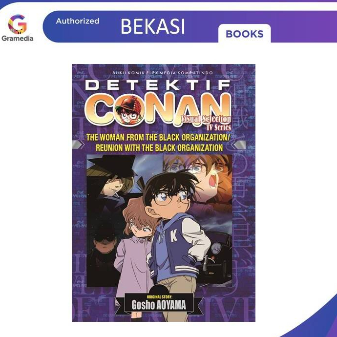 Gramedia Bekasi - Detective Conan The Woman from the Black Organization