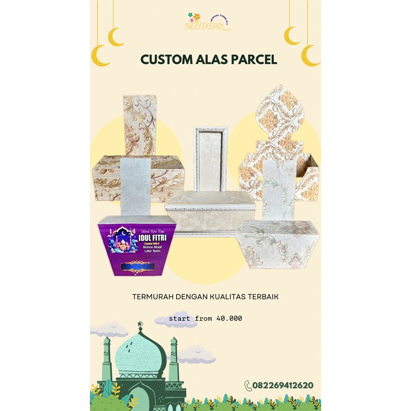 

(RAKIT SENDIRI) Box parcel murah, alas parcel, box parcel premium murah