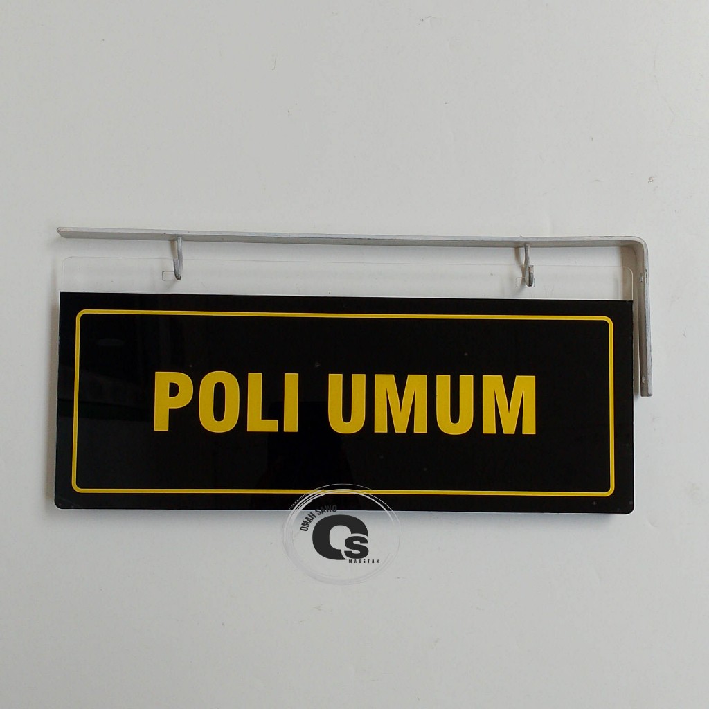 

Akrilik Poli Umum - Pelayanan Umum - Nama Ruang - Fasilitas Kesehatan - Akrilik Gantung