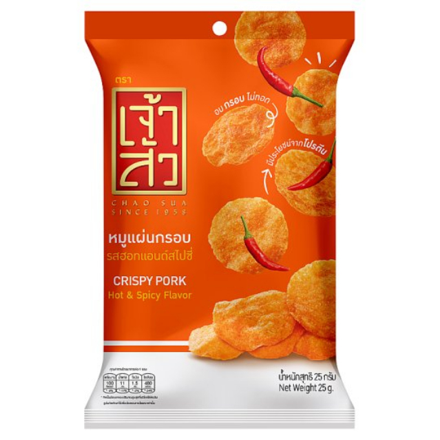

(NON HALAL) Chaosua Crispy Pork Hot & Spicy 22 gram