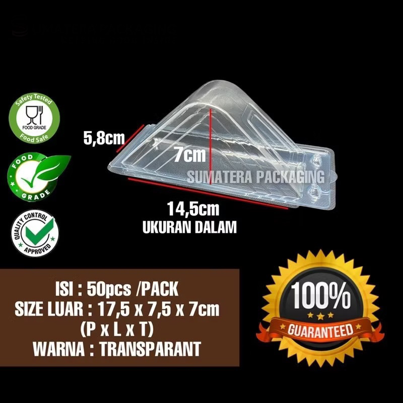 (ISI 50) MIKA TRAY SANDWICH isi 50pcs per pack/ Mika sandwich