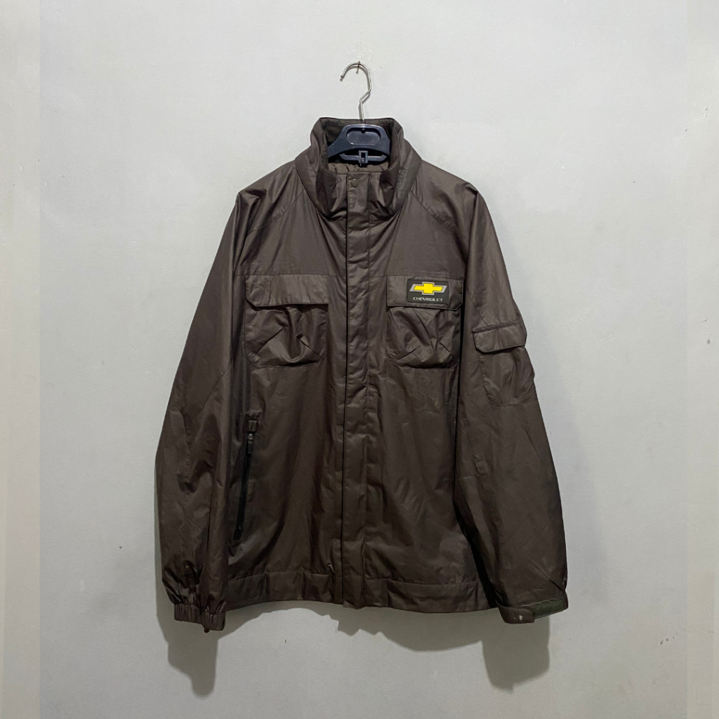 Jaket parasut LG Fashion coklat