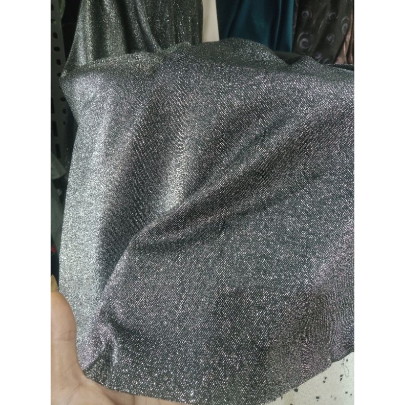 bahan kain spandek gliter
