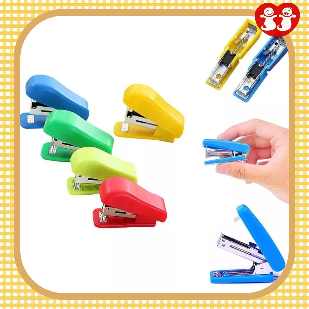 

Staples Stapler Mini Kecil Unik Lucu Bonus isi ATK Unik Lucu Set Staples
