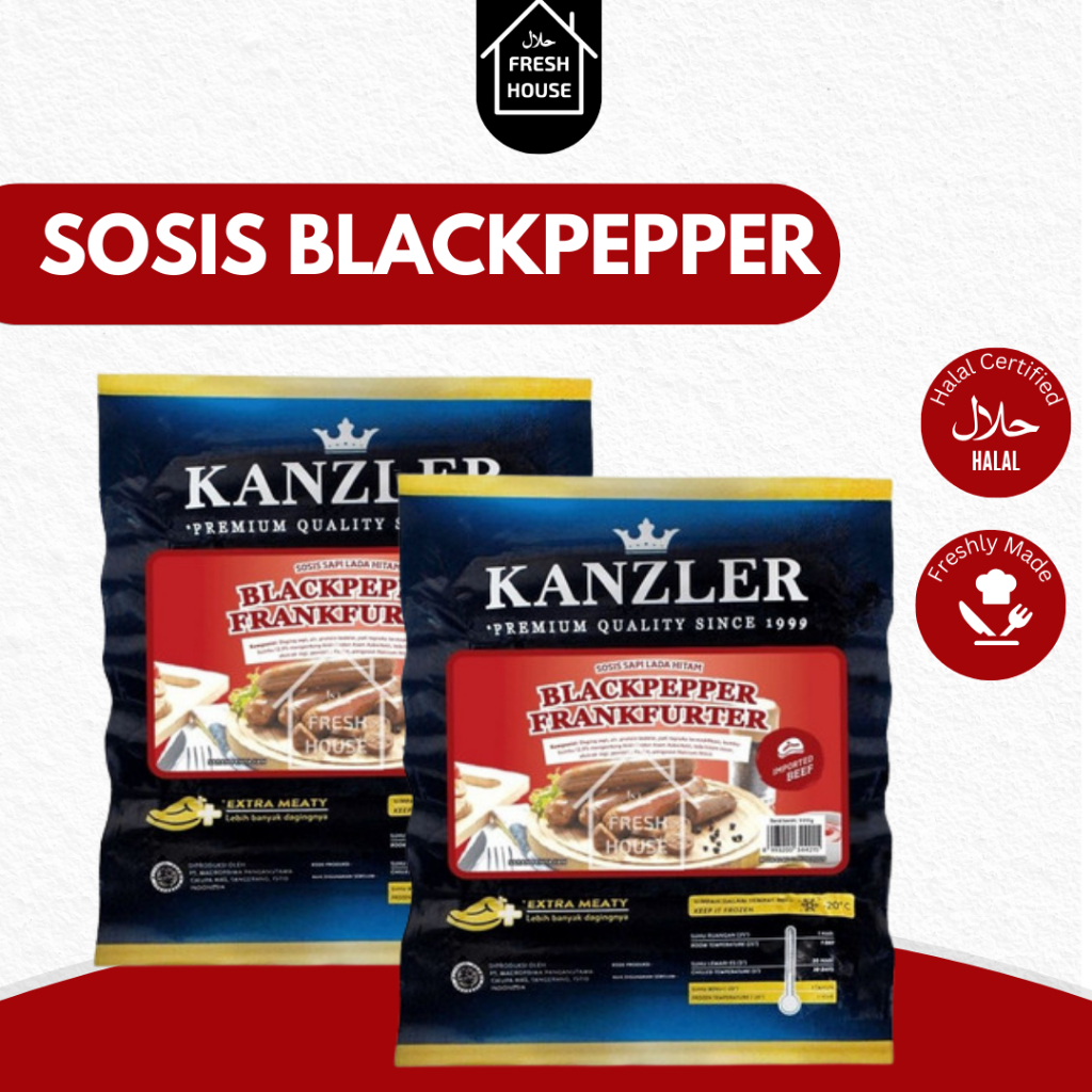 

KANZLER SOSIS SAPI BLACKPEPPER/LADA HITAM 300GR
