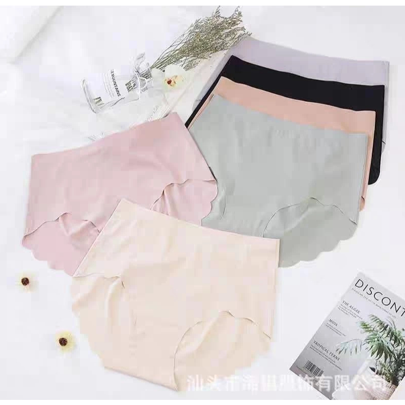 [ isi 3pcs dan 6pcs random ] CD Wanita Seamless Jumbo / CD Anti nyeplak /CD Tanpa Jahitan Celana Dal