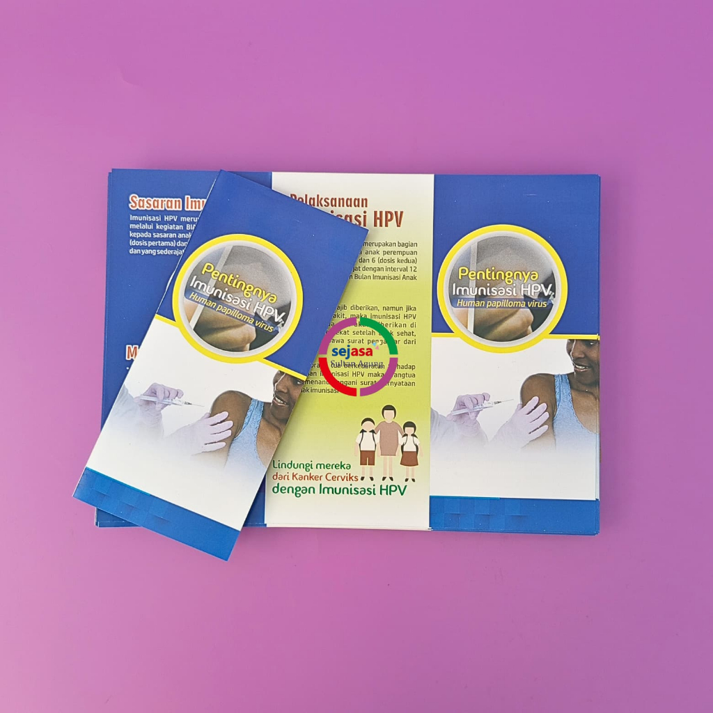 

Leaflet Pelaksanaan Imunisasi HPV | Brosur Imunisasi Kesehatan
