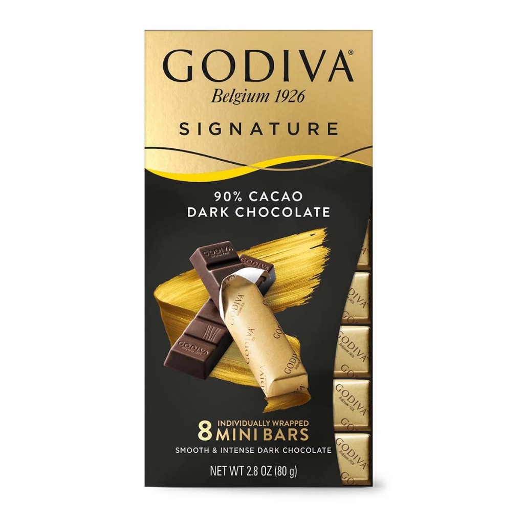 

Godiva Signature Mini Bar Dark Chocolate 90%