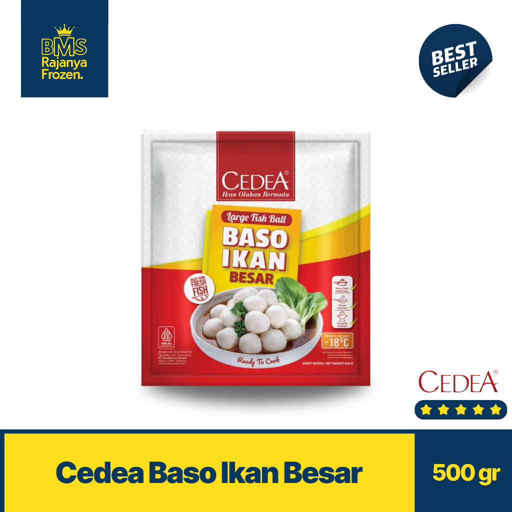 

Cedea Baso Ikan Besar 500gr
