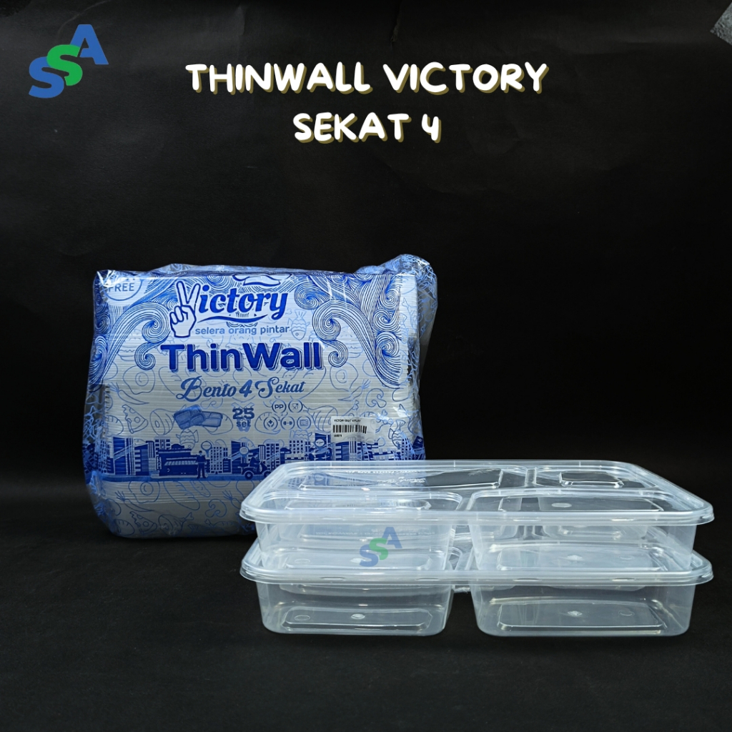 THINWALL VICTORY SEKAT 4 FLAT / THINWALL BENTO SEKAT 4