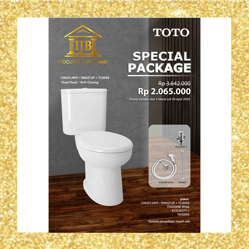 Kloset Duduk Toto Ro In 46 Cm CW427J CW 427 J