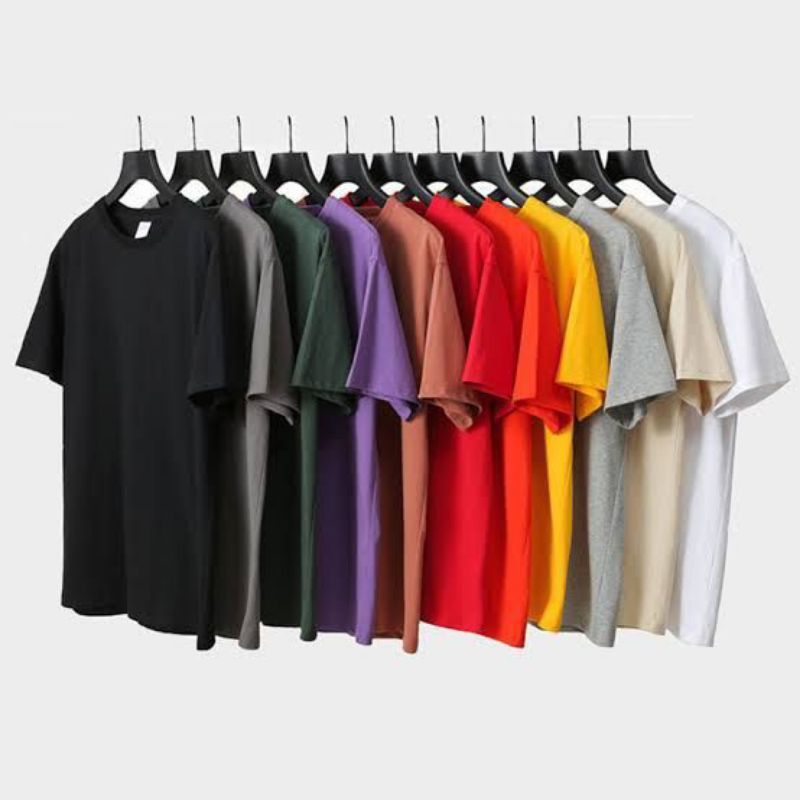 paketan kaos polosan oversize