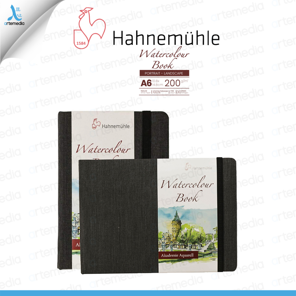 

Hahnemuhle Watercolor Paper Sketchbook Kertas Cat Air
