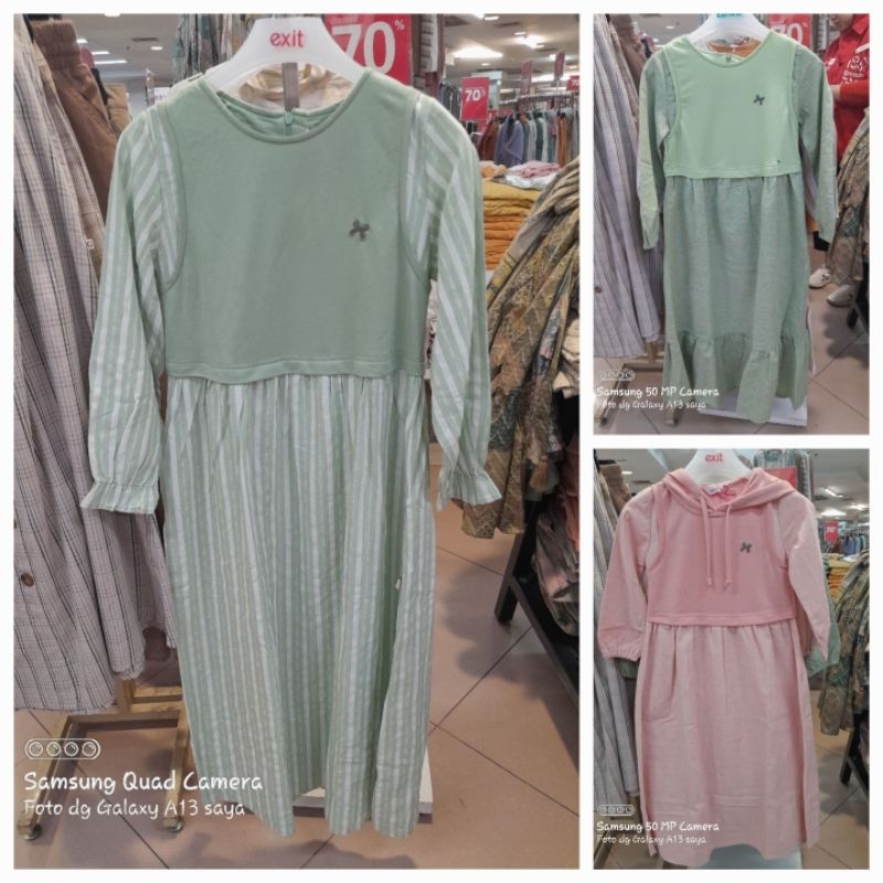 Exit girl gamis anak(xs-xl)