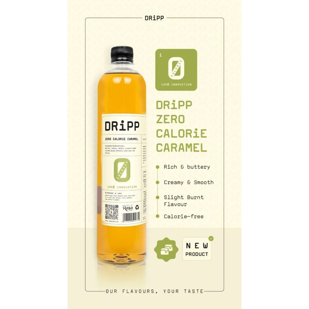 

DRiPP Zero Calorie Caramel Syrup 760 Ml