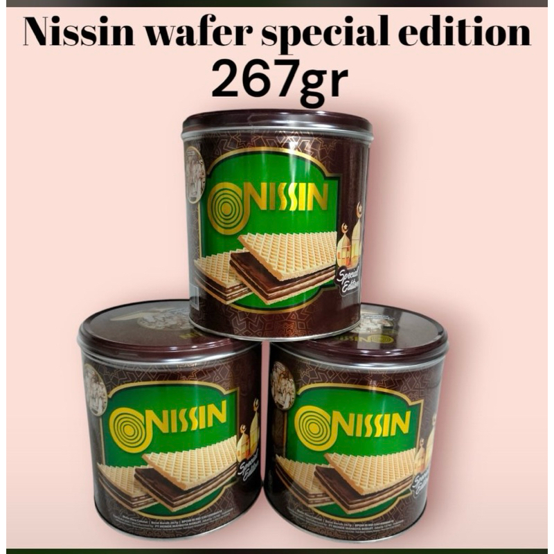 

1 Dus Nissin Wafer Chocolate Special Edition 267gr isi 6 Kaleng