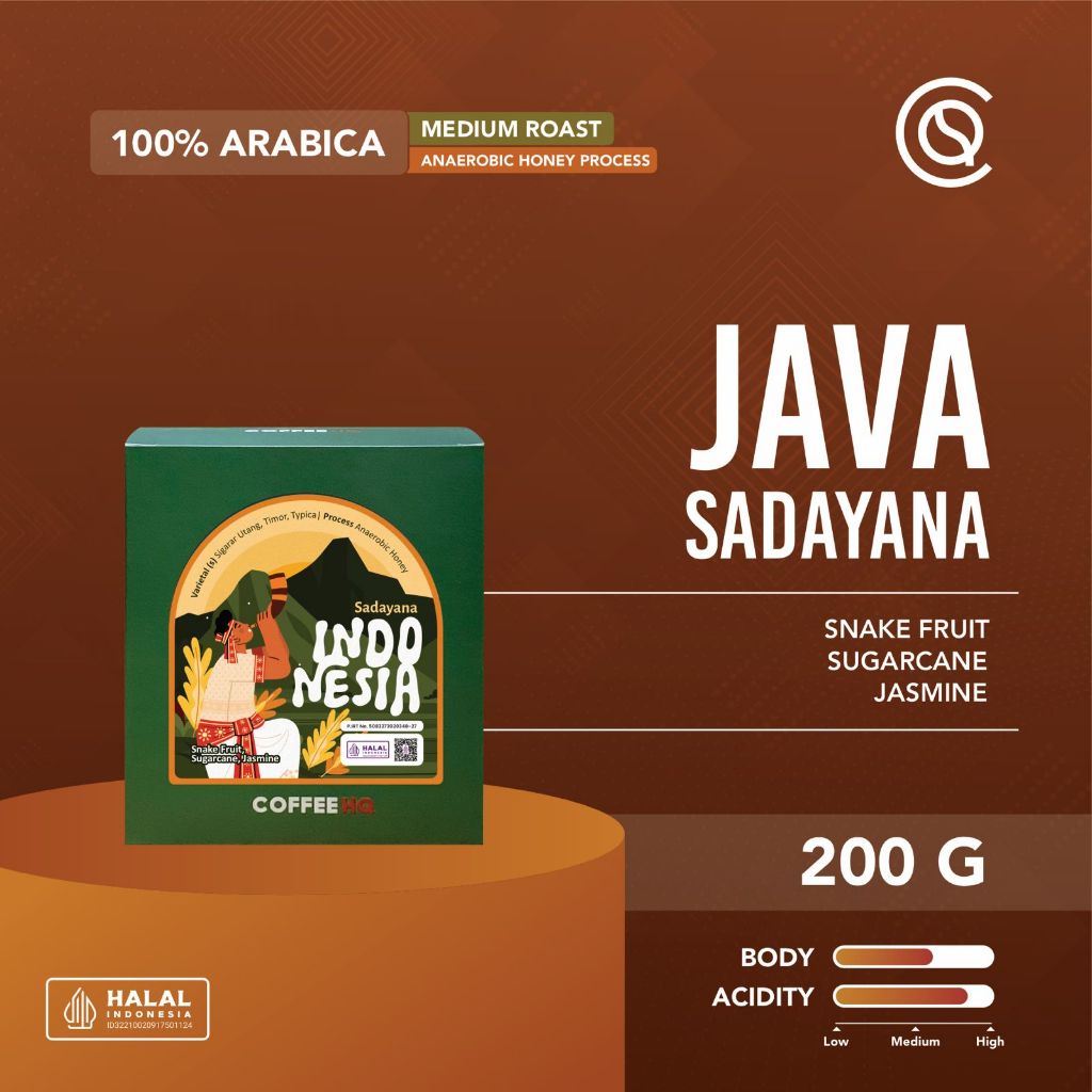 

Biji Kopi Arabika WEST JAVA Sadayana Arabica Coffee Beans