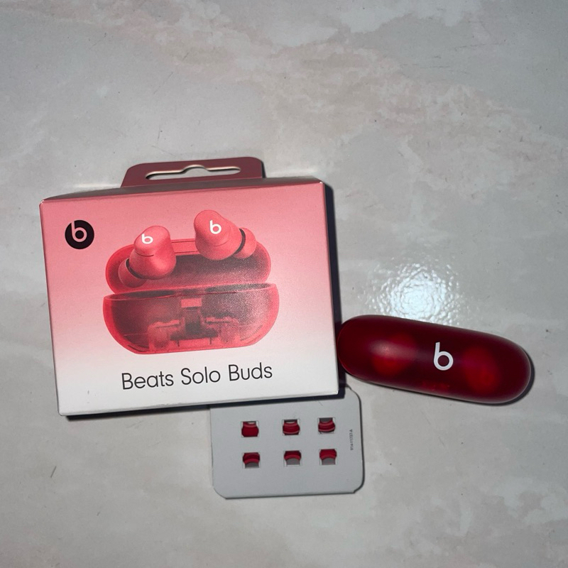 [READY INSTANT] Preloved Beats Solo Buds - Red (As seen on Jennie Blackpink)