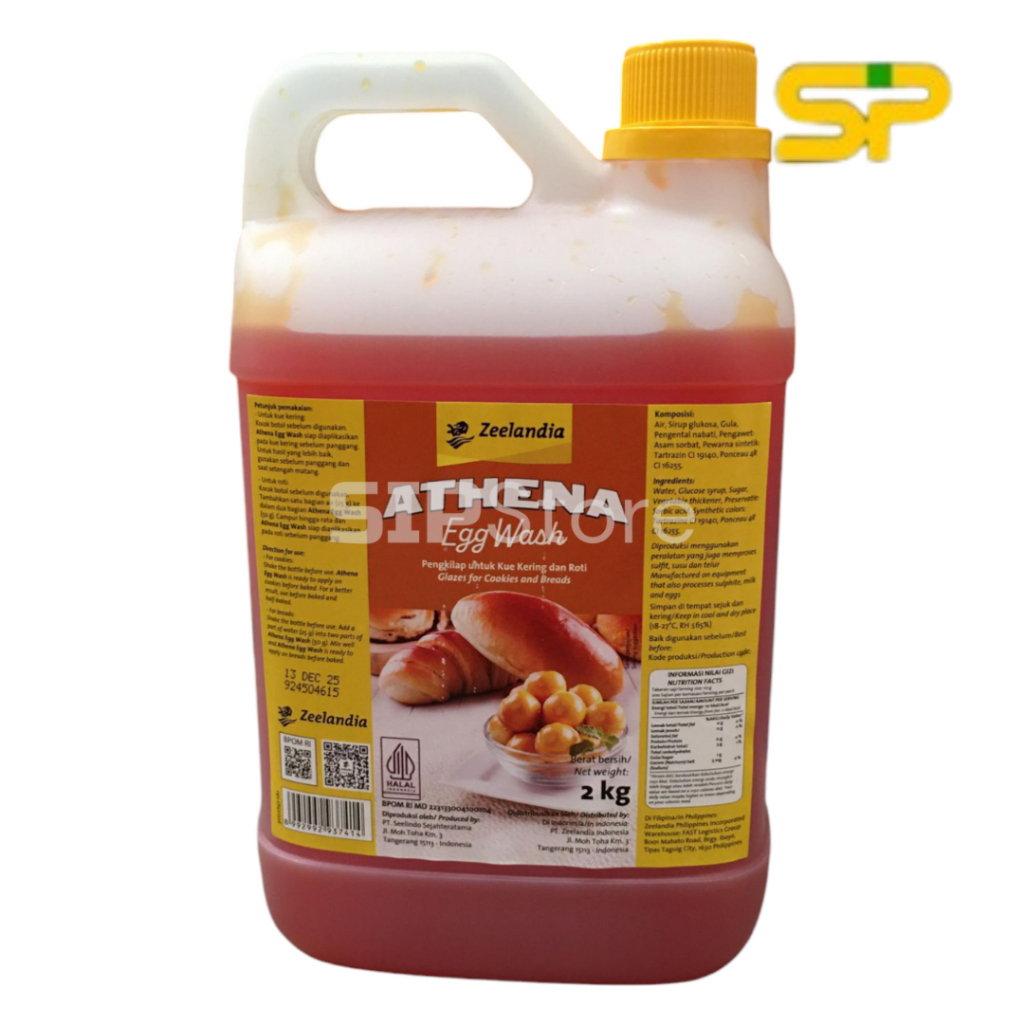 

Zeelandia Athena Egg Wash 2kg / Pengkilap Roti & Kue Kering 2 kg