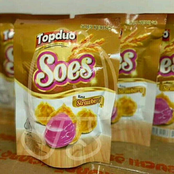 

Snack Soes Kering Topduo Strawberry | Camilan keseharian