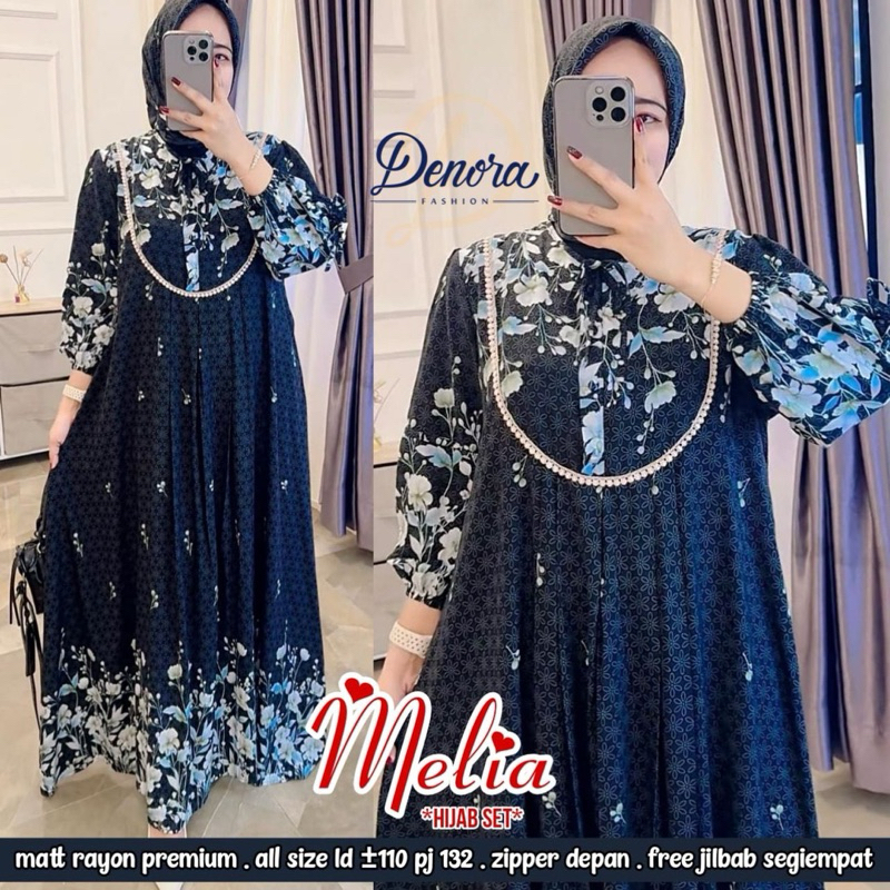 GAMIS DRESS SET MELIA ORIGINAL BY DENORA