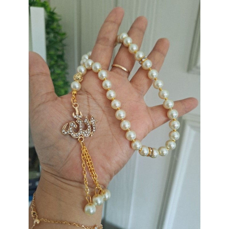 Tasbih Mutiara 33 Butir Cantik Exclusif