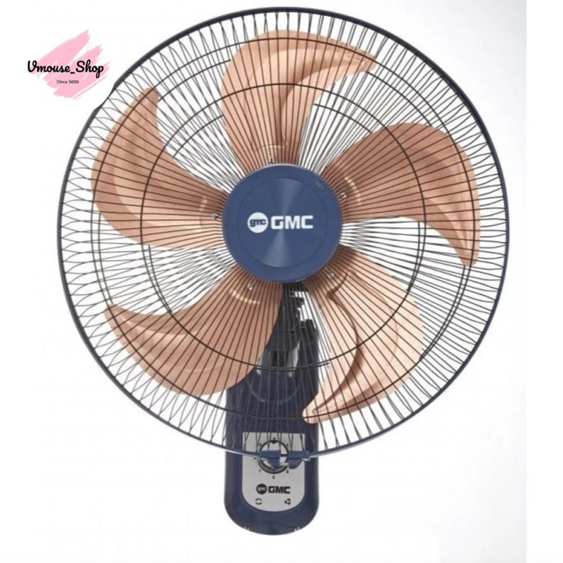 GMC KIPAS ANGIN DINDING BESI 18 INCH 5 BALING - KIPAS GANTUNG GMC BALING 5 BESI - KIPAS DINDING GMC 