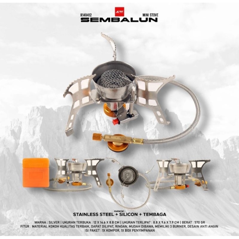 KOMPOR REI MINI STOVE SEMBALUN